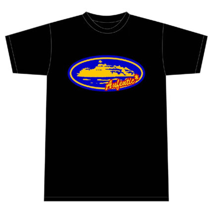 Corteiz Aufentic T-shirt Black/Blue