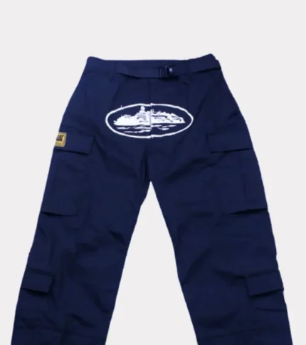 Corteiz Guerillaz* Cargo Pants Navy