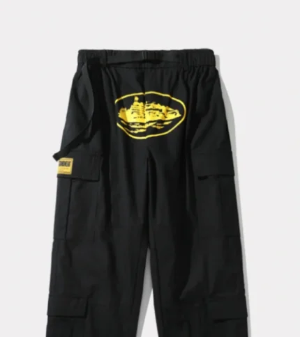 Corteiz Purp Guerillaz Cargos Black/Yellow