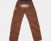 Buy Corteiz Guerillaz Cargo Pants Rich Brown Urban Aesthetic UK