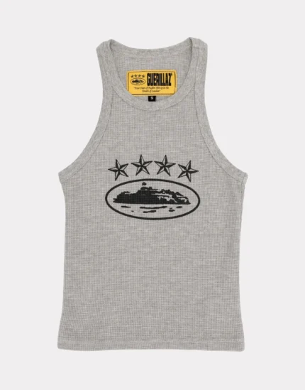 Corteiz 4Starz Alcatraz Womens Tank Top Grey – Effortless Street Style