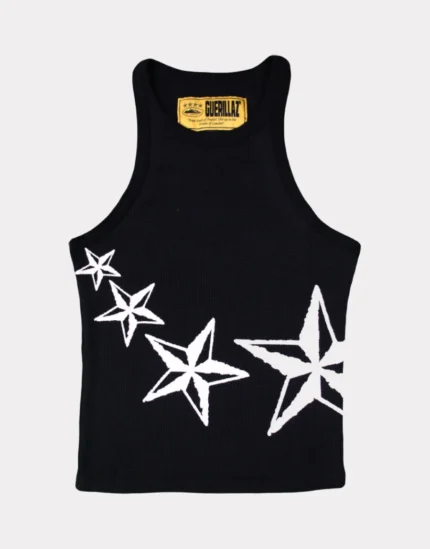 Corteiz 4Starz Motion Womens Tank Top BlackWhite