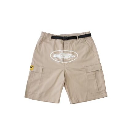 Corteiz Alcatraz Cargo Shorts Beige – Streetwear Redefined