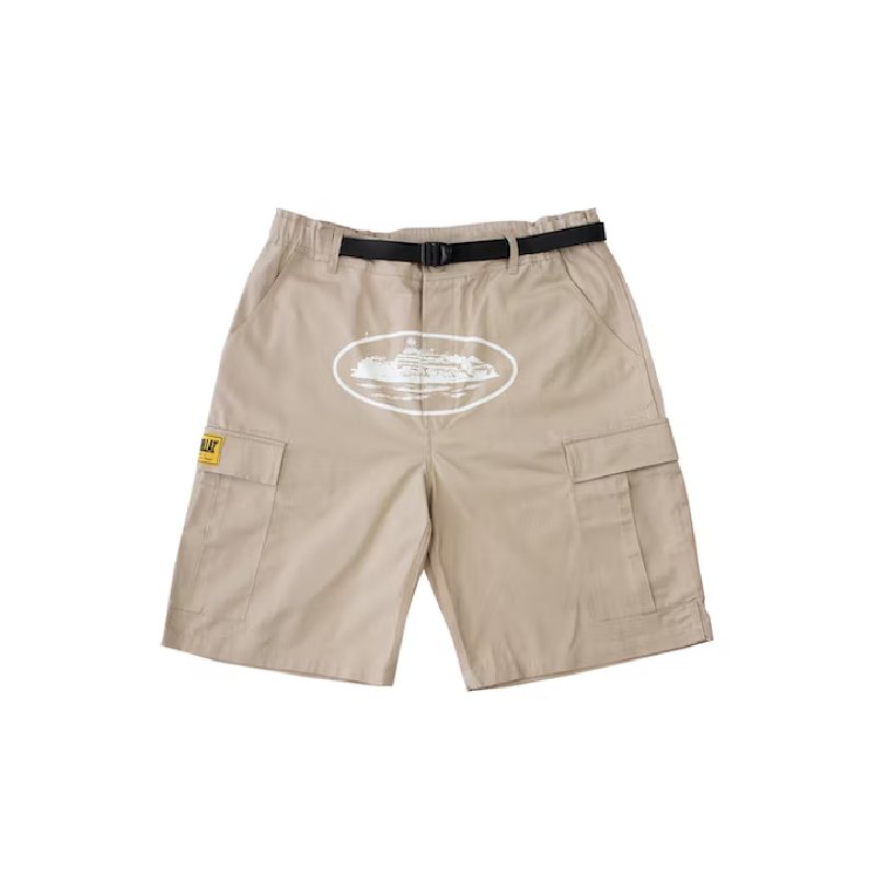 Corteiz Alcatraz Cargo Shorts Beige – Streetwear Redefined Corteiz Alcatraz Cargo Shorts Beige – Streetwear Redefined